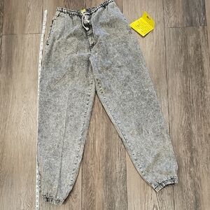 Gray, Jogger, Pants, Vintage, Baggy, Festival, Mens, Casual, Cozy, Relax, 80s